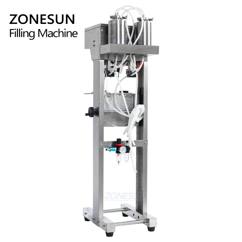 ZONESUN ZS-G400 Pneumatic Vacuum Liquid  Filling Machine Enolmatic Bottle Filler