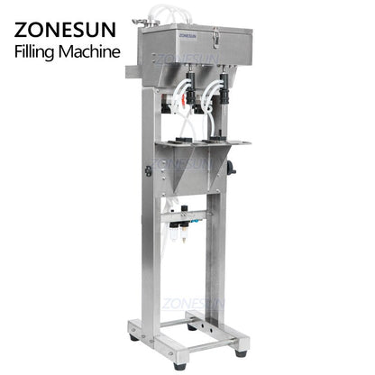 ZONESUN ZS-G400 Pneumatic Vacuum Liquid  Filling Machine Enolmatic Bottle Filler