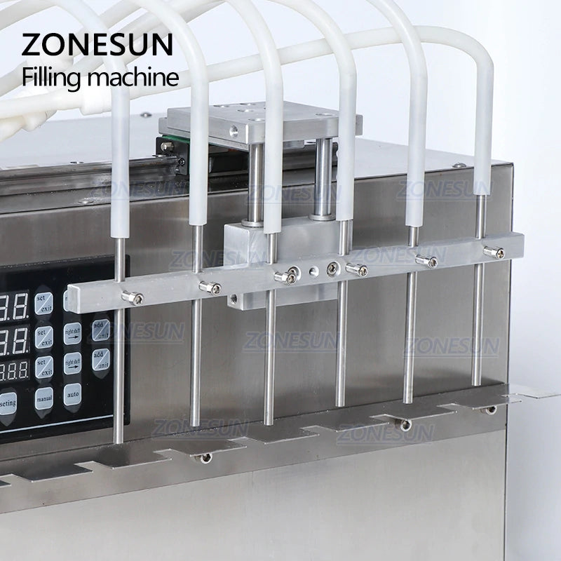 ZONESUN ZS-DPSP6 6 Nozzles Stand-up Bag Spout Pouch Liquid Filling Machine