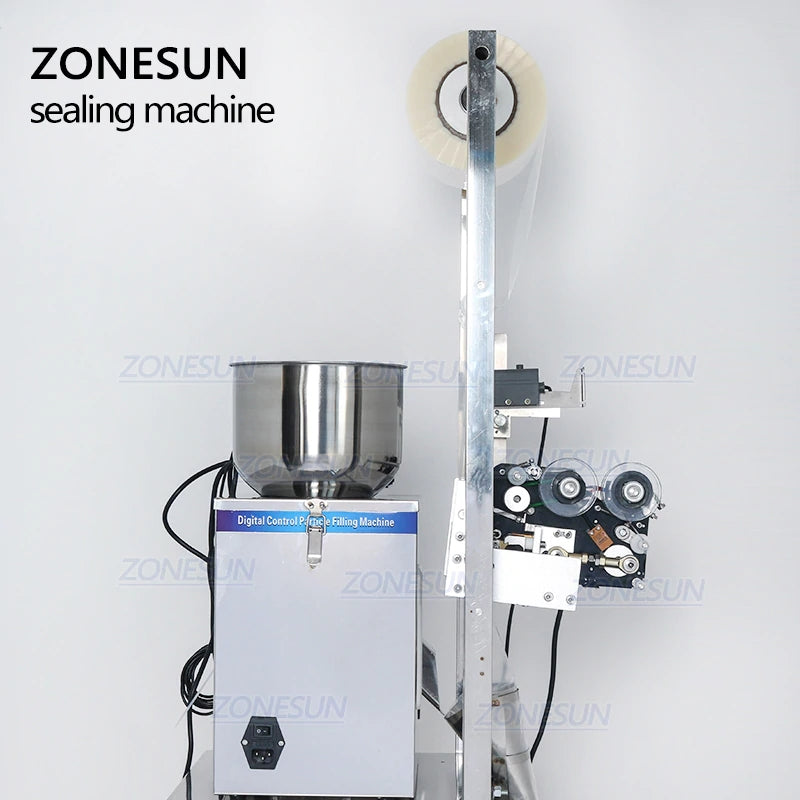 ZONESUN ZS-GZ5200 Powder Weighting Filling Sealing Machine With Date Printer