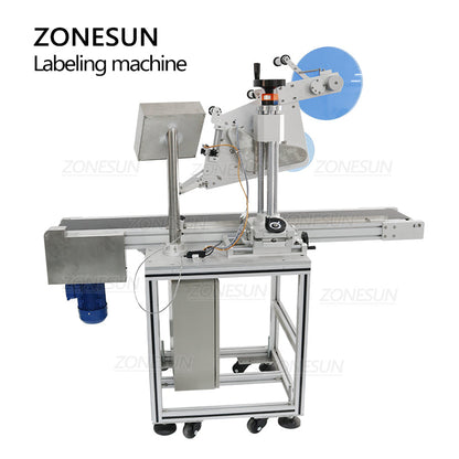 ZONESUN Automatic Flat Surface Labeling Machine With Date Coder ZS-TB831S