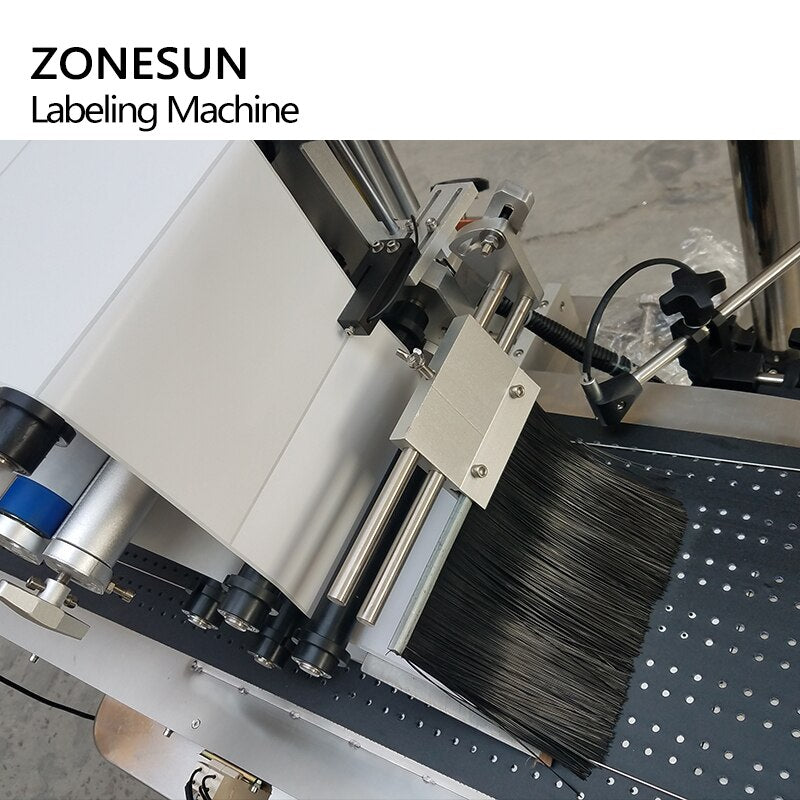 ZONESUN Etichettatrice automatica per bottiglie quadrate piatte ad alta velocità