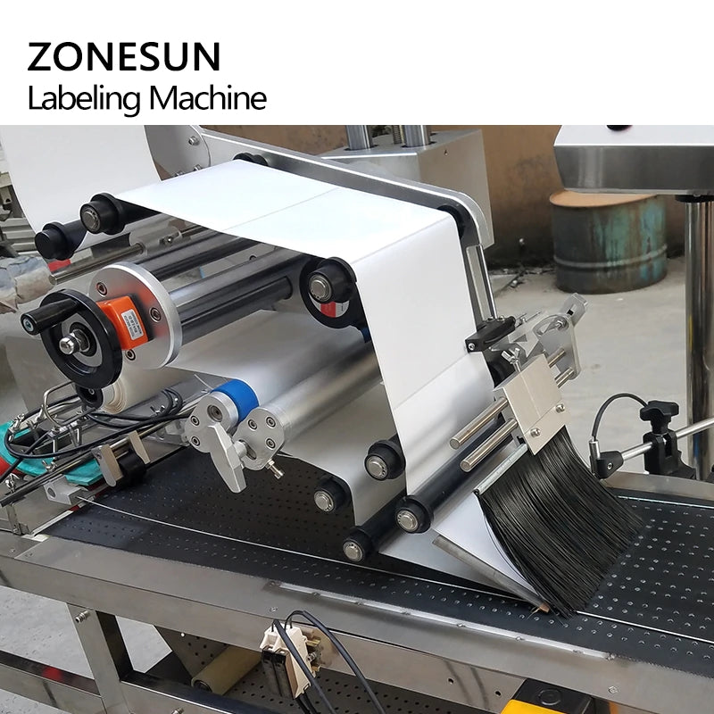 ZONESUN Automatic High Speed Flat Square Bottle Labeling Machine