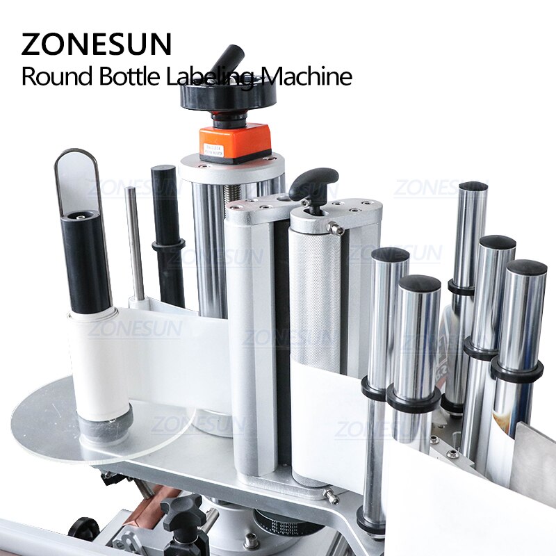 ZONESUN ZS-TB200 Automatic Round Bottles Labeling Machine With Date Coder