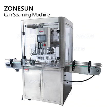 ZONESUN Automatic Electric Round Can Sealing Machine