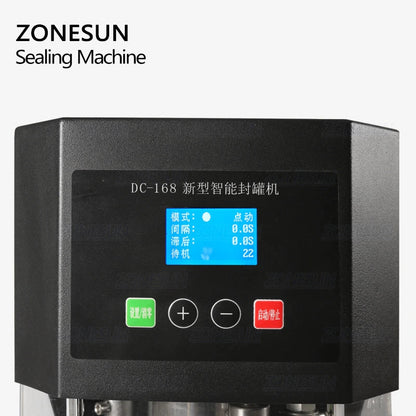 ZONESUN 55mm Intelligent Can Sealing Machine