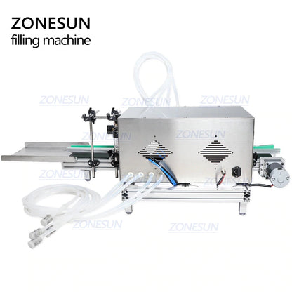 ZONESUN ZS-DTDP4 Automatic Desktop 4 Nozzles Diaphragm Pump Liquid Filling Machine