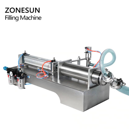 Riempitrice di liquidi completamente pneumatica ZONESUN a ugello singolo