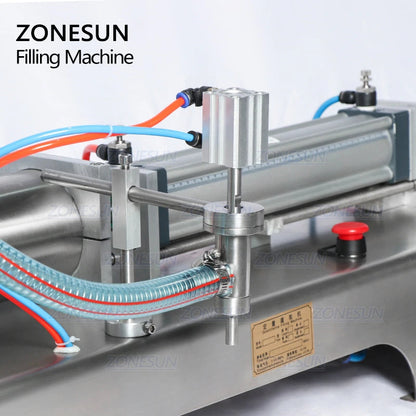 Riempitrice di liquidi completamente pneumatica ZONESUN a ugello singolo