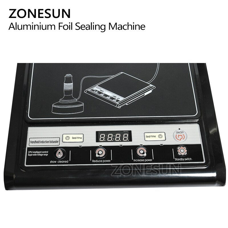 ZONESUN GLF-500F 20-100mm Microcomputer Sigillatrice a induzione elettromagnetica