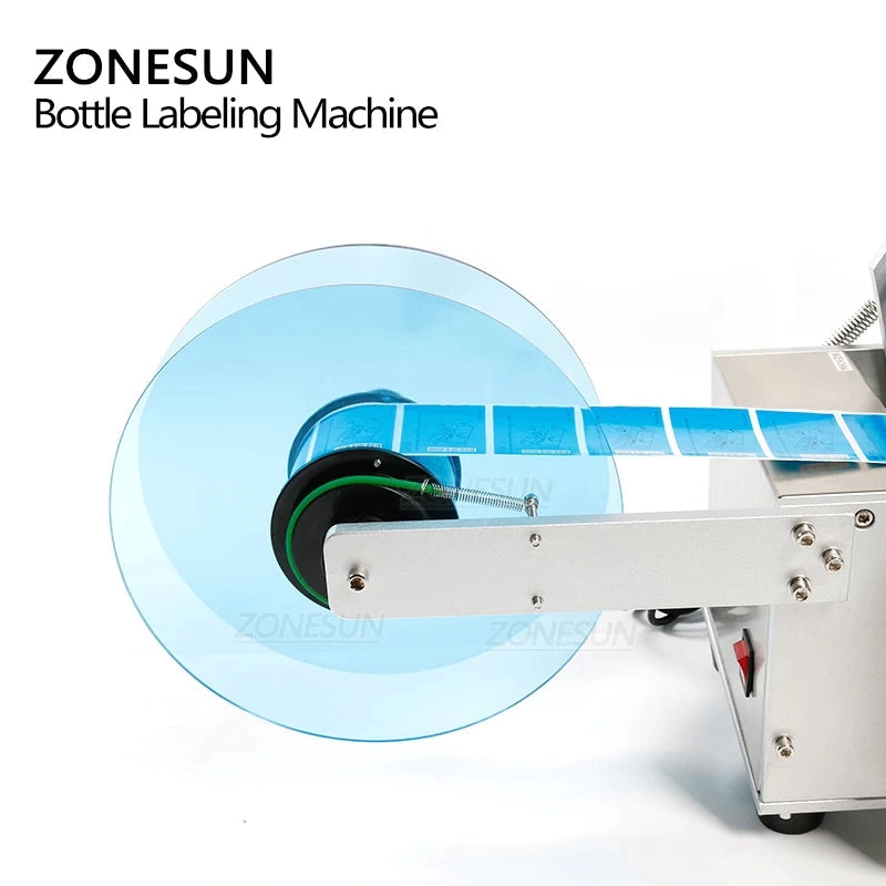 ZONESUN ZS-TB50/T Semi-automatic Round Bottle Labeling Machine