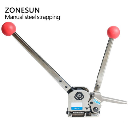 ZONESUN MH35 16-25mm Manual Sealless Stainless Steel Band Strapping Tools