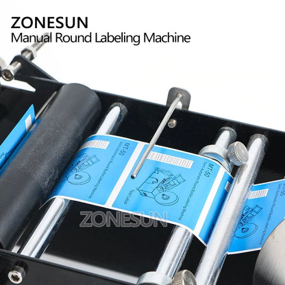 ZONESUN ZS-50 Manual Round Bottle Labeling Machine