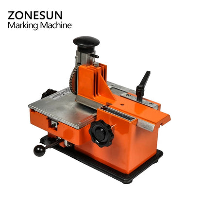 ZONESUN Metal Nameplate Embossing Machine