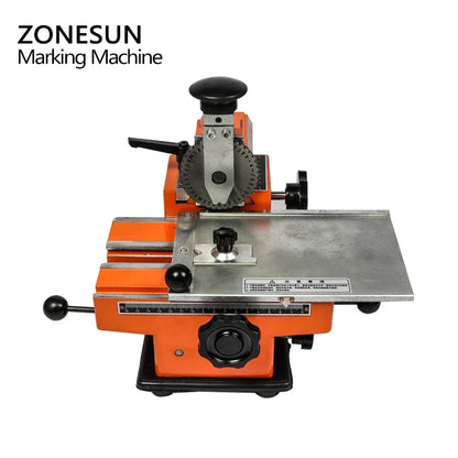 ZONESUN Metal Nameplate Embossing Machine