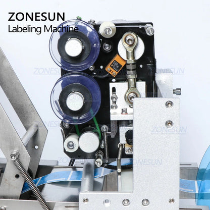 ZONESUN ZS-MT50D Semi Automatic Round Bottle Labeling Machine With Date Coder