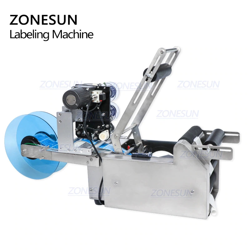 ZONESUN ZS-MT50D Semi Automatic Round Bottle Labeling Machine With Date Coder