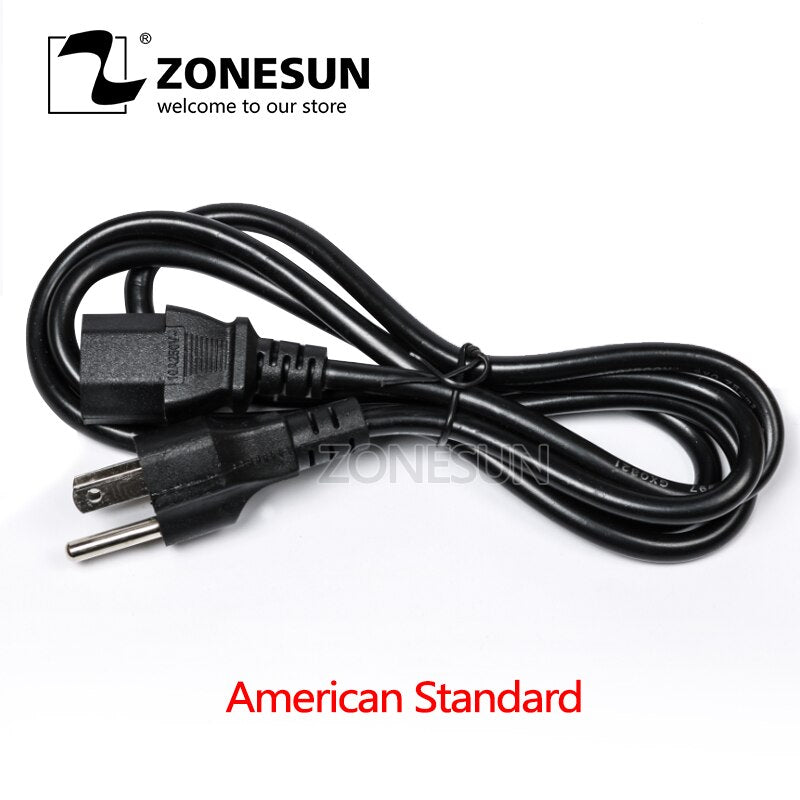 ZONESUN Universal EU GER AU CHN Plug Adapter European Germany Australia Chinese Power Socket Plug for electric filling machine