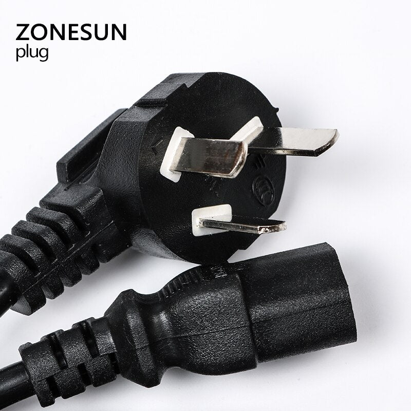 ZONESUN Universal EU GER AU CHN Plug Adapter European Germany Australia Chinese Power Socket Plug for electric filling machine