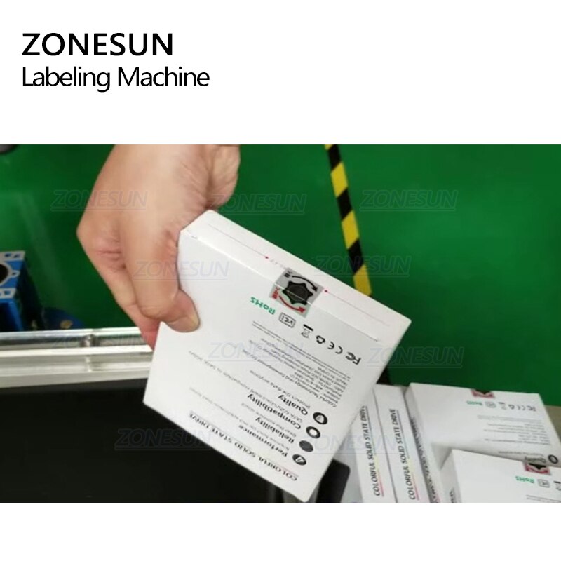 ZONESUN XL-T833 Automatic Box Corner Flat Surface Labeling Machine With Date Coder