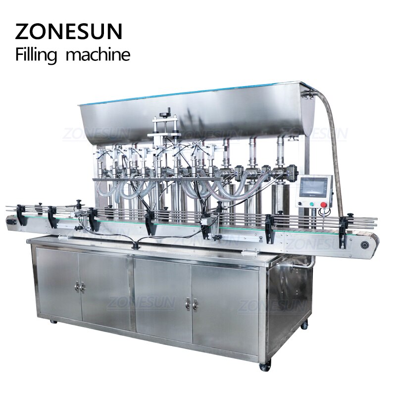 ZONESUN 8 Nozzles Automatic Paste Filling Machine ZS-YT8T-8G