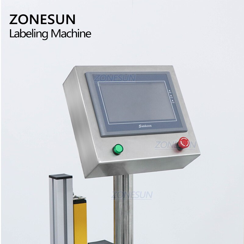 ZONESUN ZS-TB606 Rotary Flat Surface Labeling Machine For Normal Transparent Label