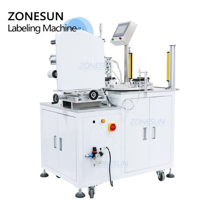 ZONESUN ZS-TB606 Rotary Flat Surface Labeling Machine For Normal Transparent Label