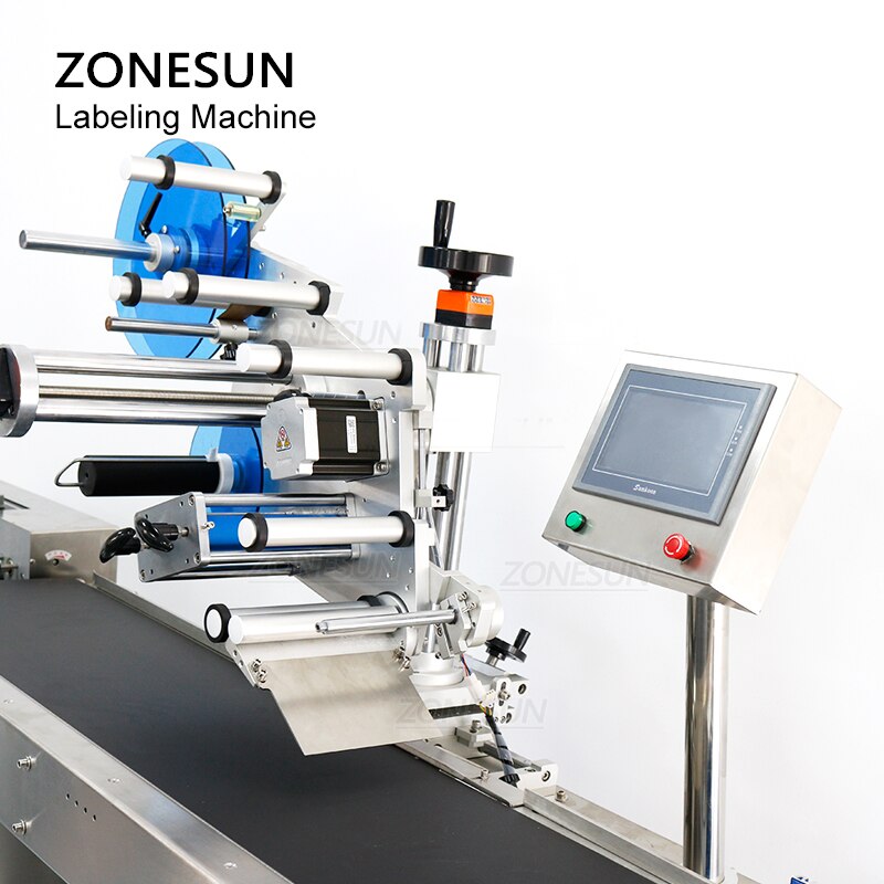 ZONESUN ZS-TB831 Automatic Flat Surface Labeling Machine  For Normal Transparent Label