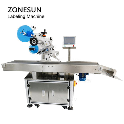 ZONESUN ZS-TB831 Automatic Flat Surface Labeling Machine  For Normal Transparent Label