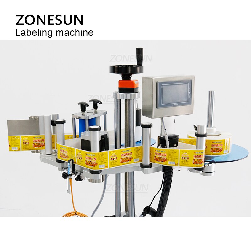 ZONESUN ZS-TB852 Round Surface Square Side Labeling Machine