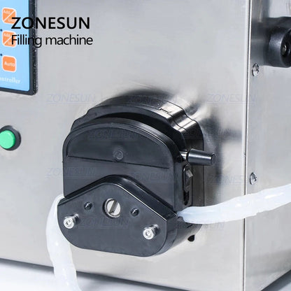 ZONESUN ZS-YT80 3-2500ml Semi Automatic Peristaltic Pump Liquid Filling Machine