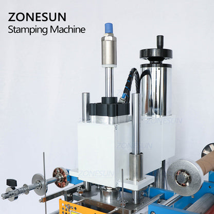 ZONESUN ZY-819R Simulator Cursived Surface Pneumatic Stamping Machine