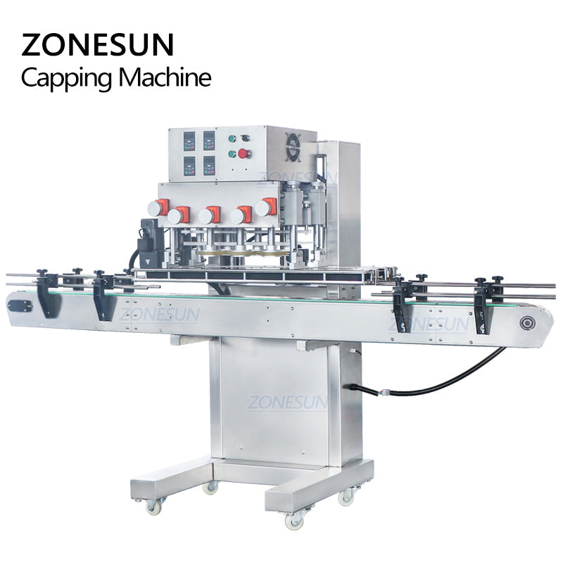 ZONESUN ZS-XG440B 20-100mm Fliptop Spray Twist Off Pneumatic Capping Machine