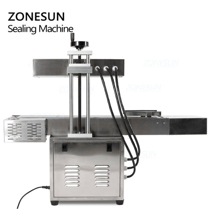 ZONESUN ZS-FK2100 20-85mm Vertical Electromagnetic Induction Aluminum Foil Sealing Machine