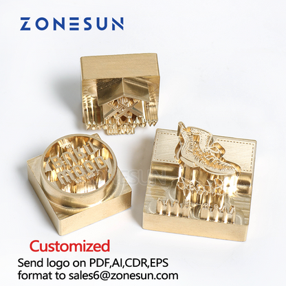 ZONESUN 20mm Thickness Customized Stamp Copper Mold