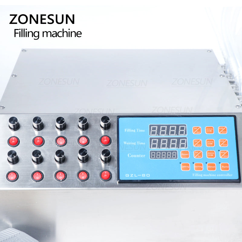 ZONESUN ZS-YTPP10 Electric 10 Nozzles Peristaltic Pump Liquid Filling Machine