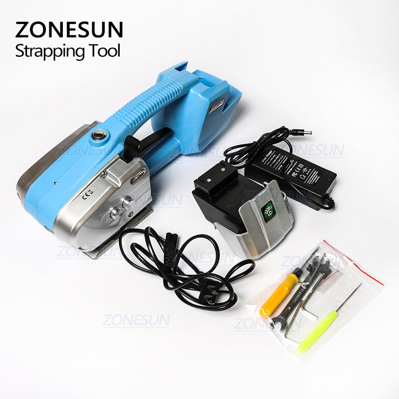 ZONESUN JD16 13-16mm Reggiatrice automatica in plastica elettrica a batteria