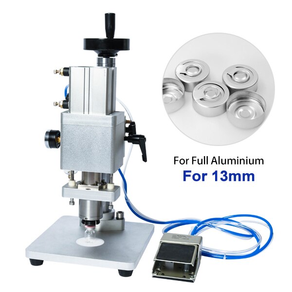 ZONESUN 13/20mm Pneumatic Aluminum Plastic Penicillin Capping Machine