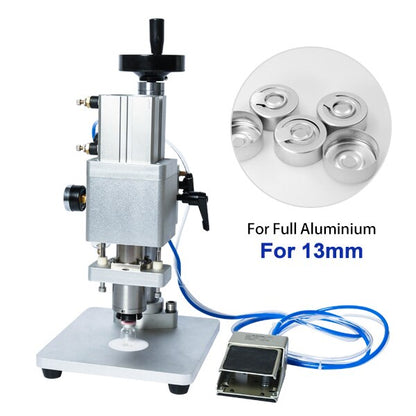 Máquina taponadora de penicilina de plástico y aluminio neumática ZONESUN de 13/20mm