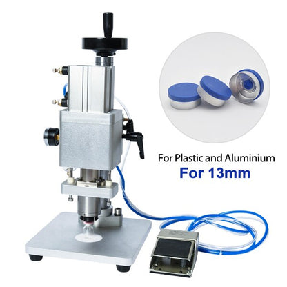 ZONESUN 13/20mm Pneumatic Aluminum Plastic Penicillin Capping Machine