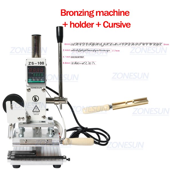 ZONESUN ZS-100 10x13cm Hot Foil Stamping Machine