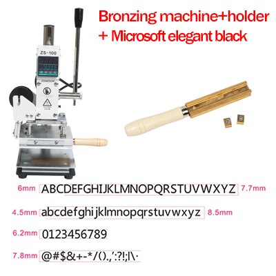 ZONESUN ZS-100 10x13cm Hot Foil Stamping Machine