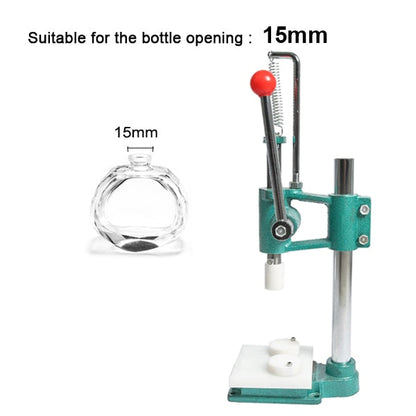 ZONESUN 13/15/17/20mm Manual Perfume Bottle Capping Machine