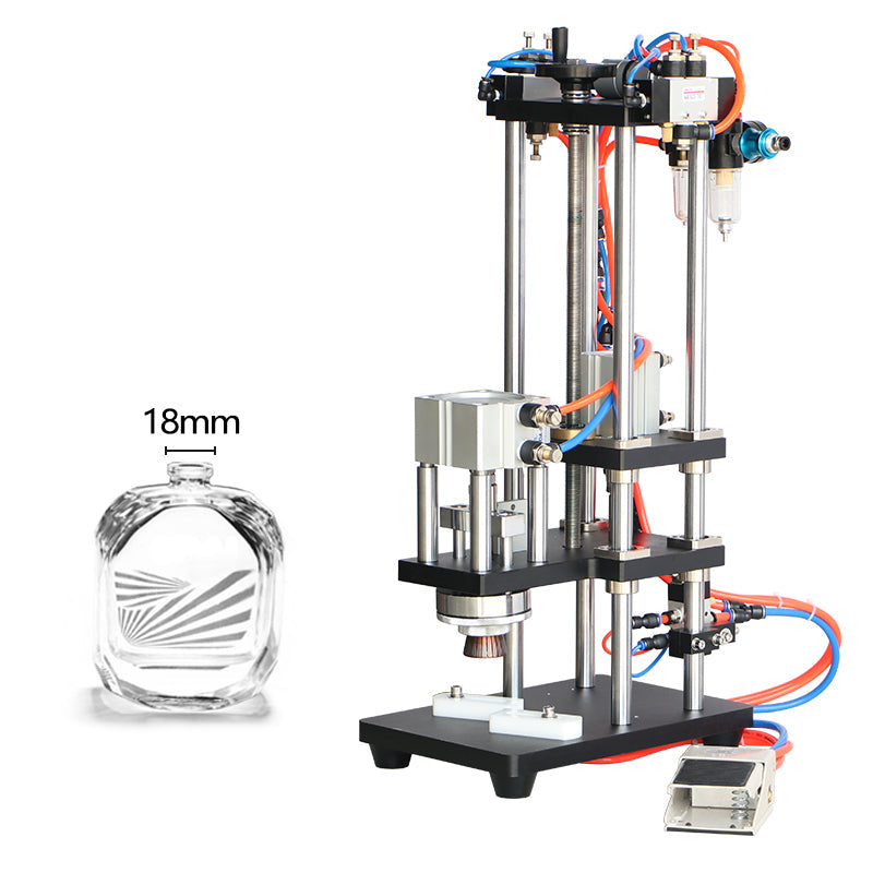 Máquina taponadora de botellas de perfume neumática ZONESUN ZS-YG08Z 